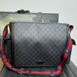 Gucci GG Supreme diaper bag